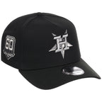 Houston Astros MLB Flipmode 2.0 Liquid Titanium New Era 9FORTY A-Frame (Black/Black/Gray)