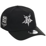 Houston Astros MLB Flipmode 2.0 Liquid Titanium New Era 9FORTY A-Frame (Black/Black/Gray)