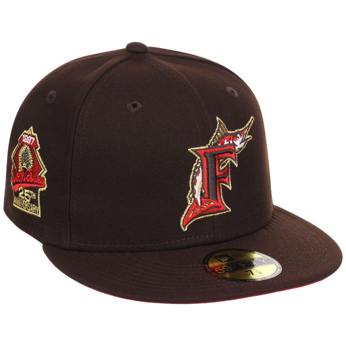 Florida Marlins MLB Burnt Wood x Red New Era 59FIFTY