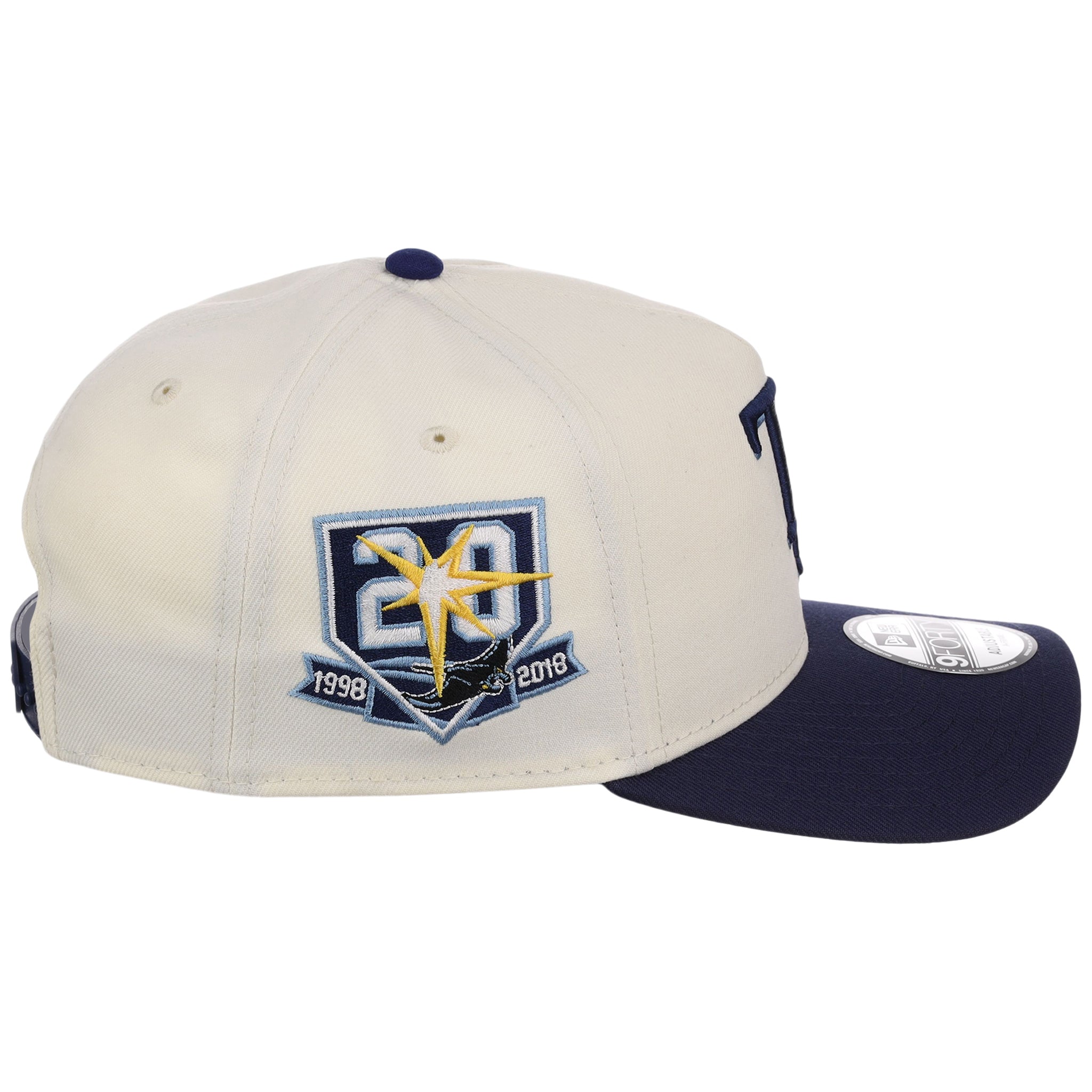Tampa Bay Rays MLB Chrome OTC New Era 9FORTY A-Frame