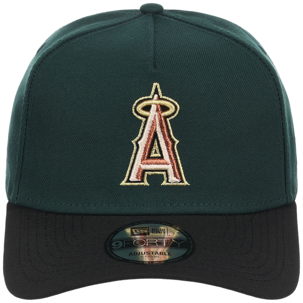 Anaheim Angels MLB Dark Green x Black FASHION CORE New Era 9FORTY A-Frame