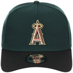 Anaheim Angels MLB Dark Green x Black FASHION CORE New Era 9FORTY A-Frame