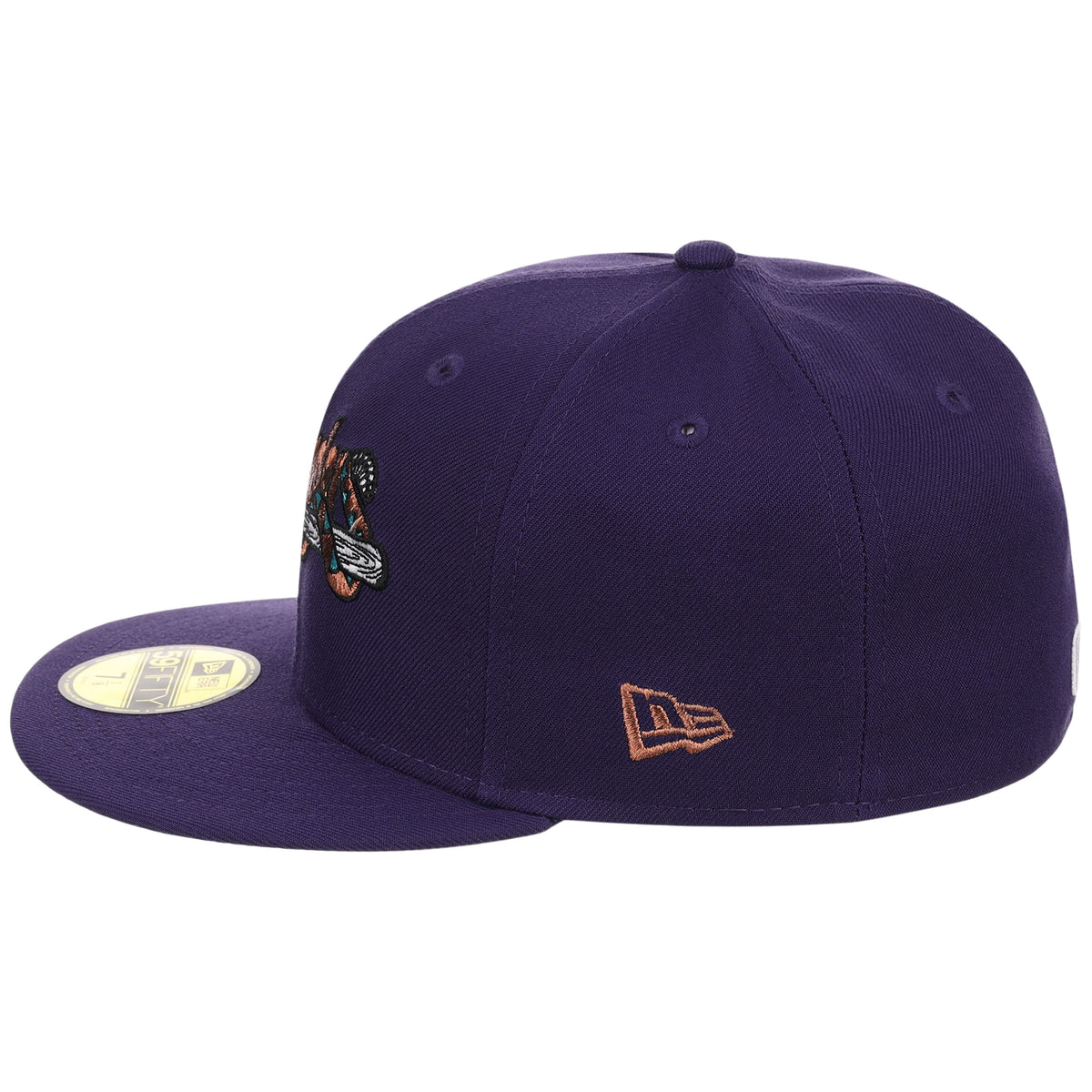 Tucson Sidewinders Phoenix Crown the City New Era 59FIFTY (Purple/Purple)