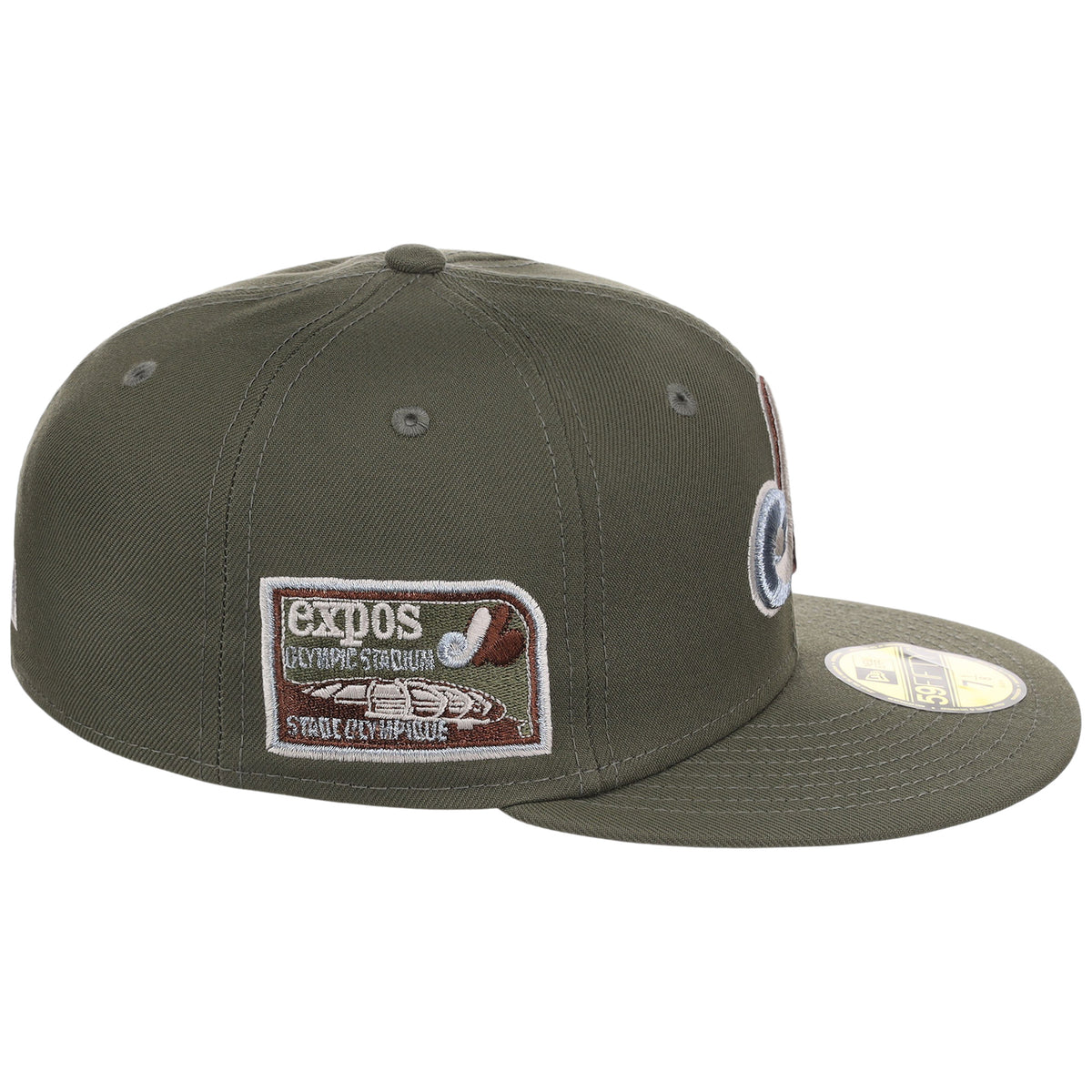 Montreal Expos MLB Olive Alloy New Era 59FIFTY