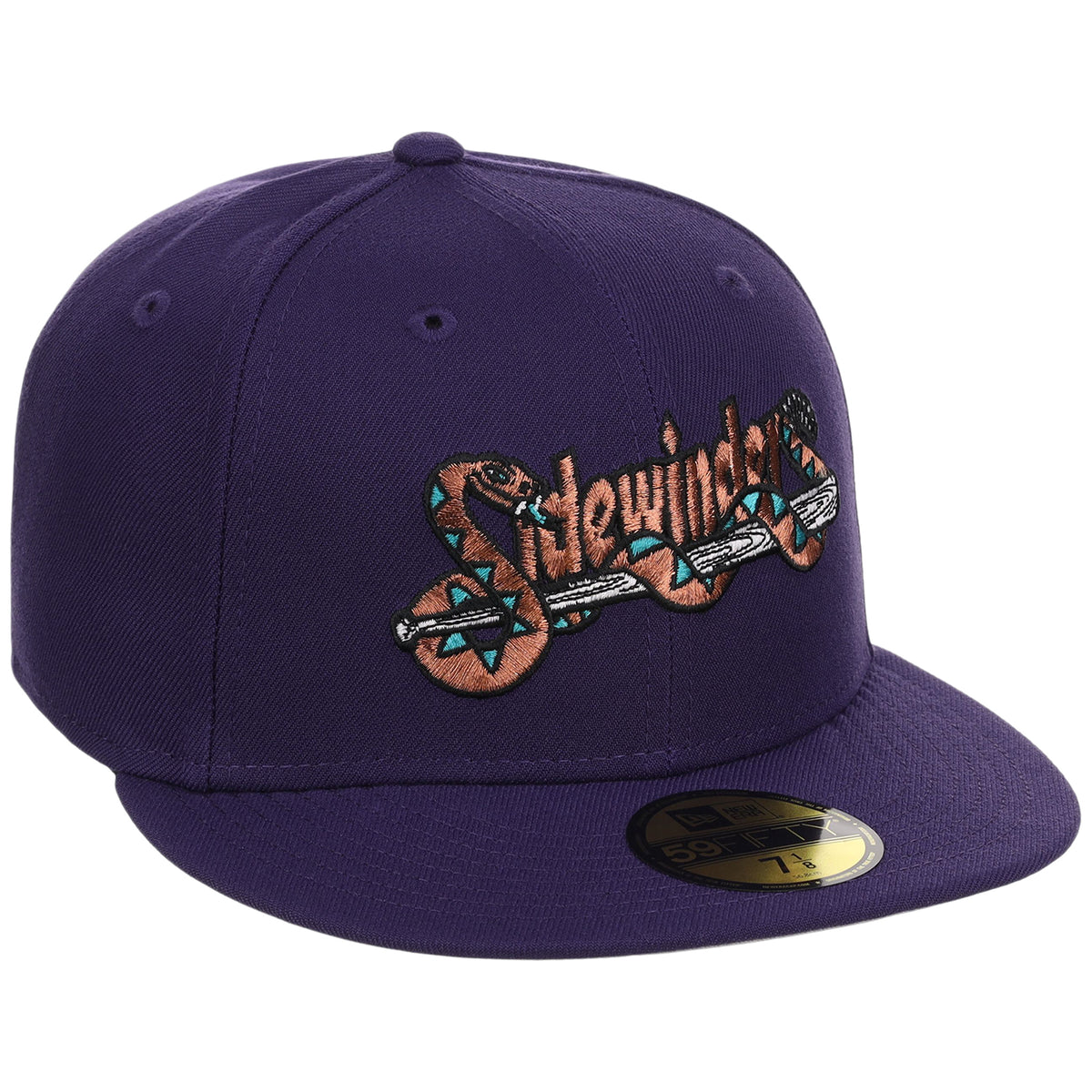 Tucson Sidewinders Phoenix Crown the City New Era 59FIFTY (Purple/Purple)