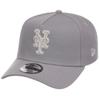 New York Mets MLB Gray x White FASHION CORE New Era 9FORTY A-Frame