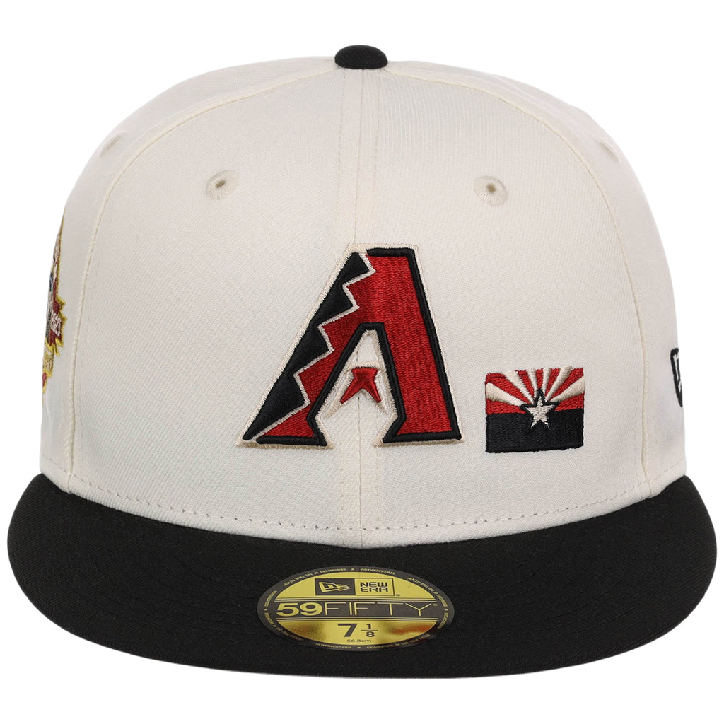 Arizona Diamondbacks Phoenix Crown the City New Era 59FIFTY (Chrome/Black)