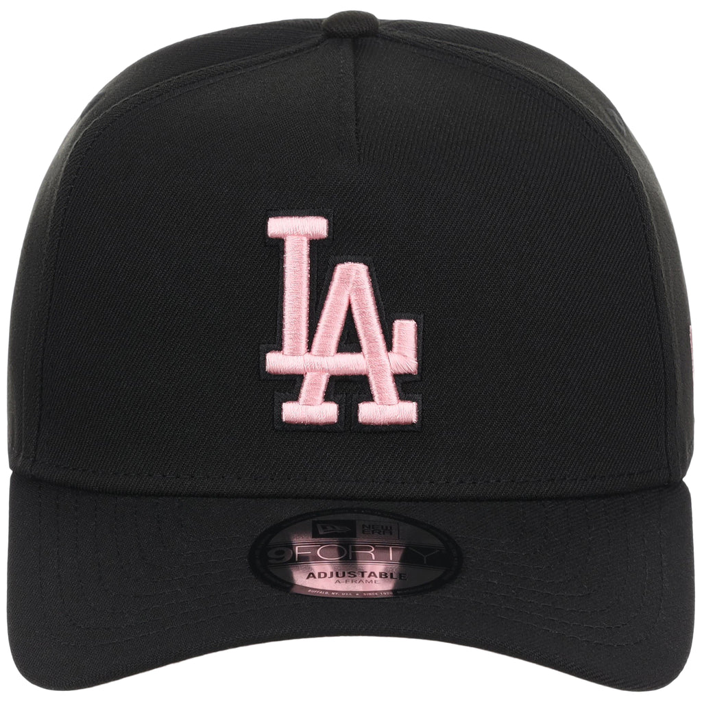 Los Angeles Dodgers MLB Black x Pink FASHION CORE New Era 9FORTY A-Frame
