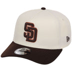San Diego Padres MLB Chrome x Burnt Wood FASHION CORE New Era 9FORTY A-Frame
