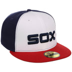 Chicago White Sox MLB Cooperstown Authentic Collection New Era 59FIFTY (White/Red)