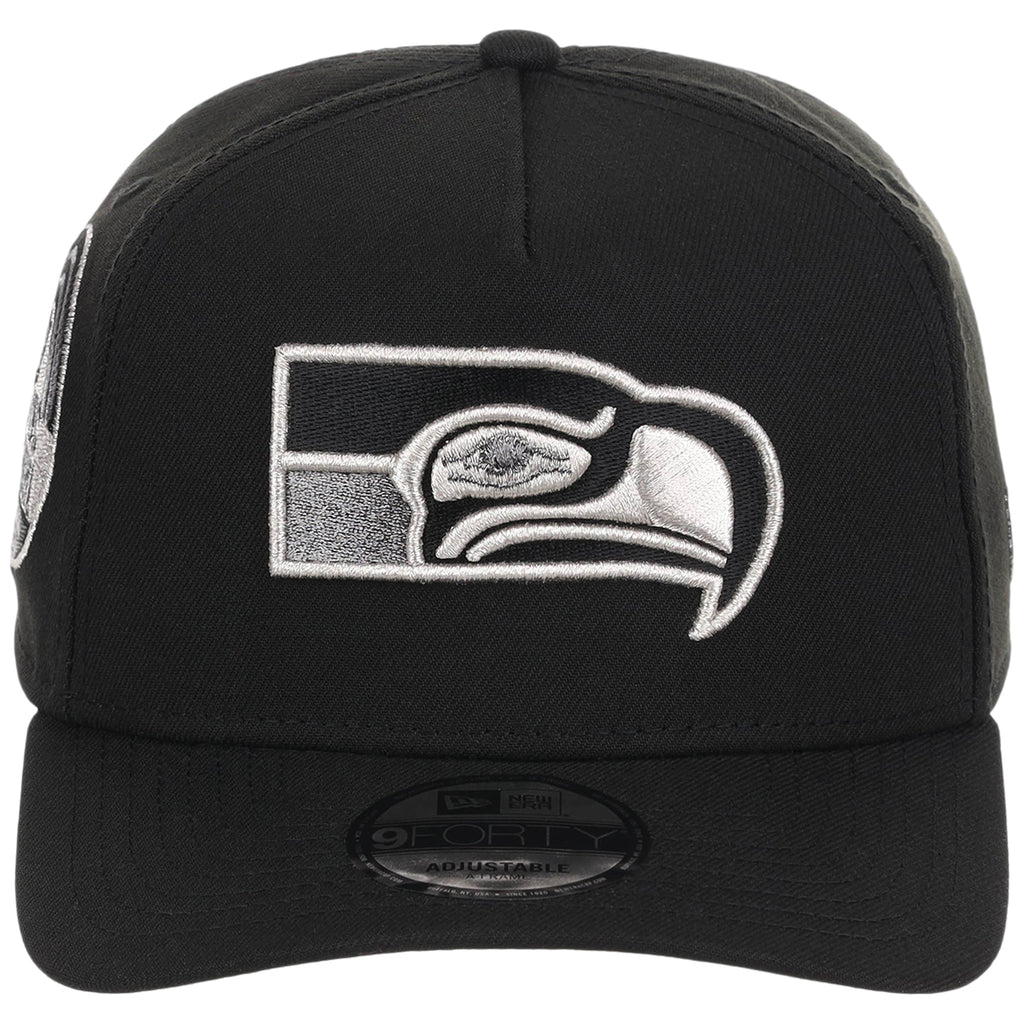 Seattle Seahawks NFL Liquid Titanium New Era 9FORTY