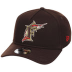 Miami Marlins MLB Burnt Wood FASHION CORE New Era 9FORTY A-Frame