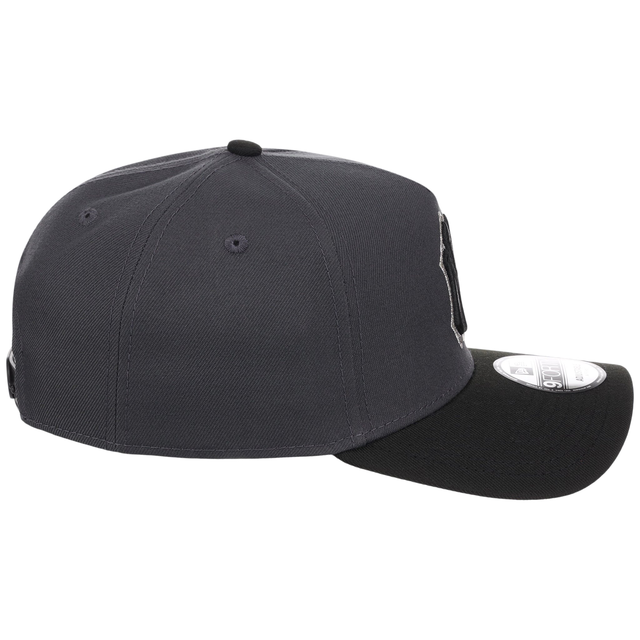 New York Yankees MLB Graphite x Black FASHION CORE New Era 9FORTY A-Frame