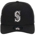 Seattle Mariners MLB Liquid Titanium New Era 9FORTY A-Frame