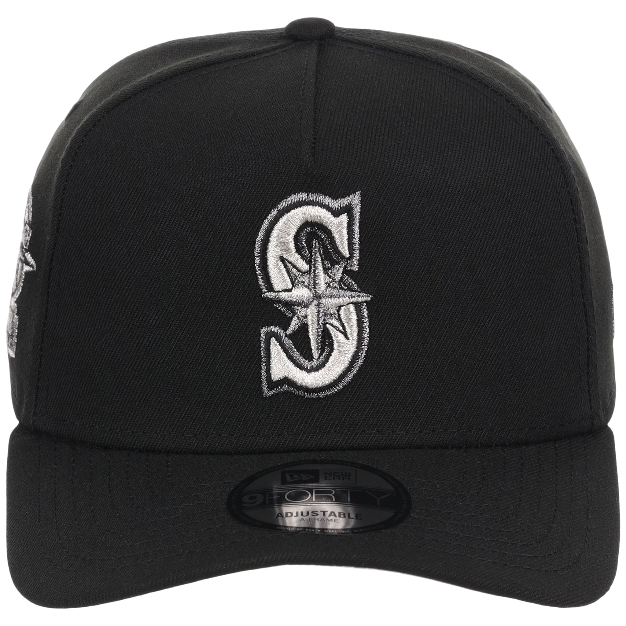 Seattle Mariners MLB Liquid Titanium New Era 9FORTY A-Frame