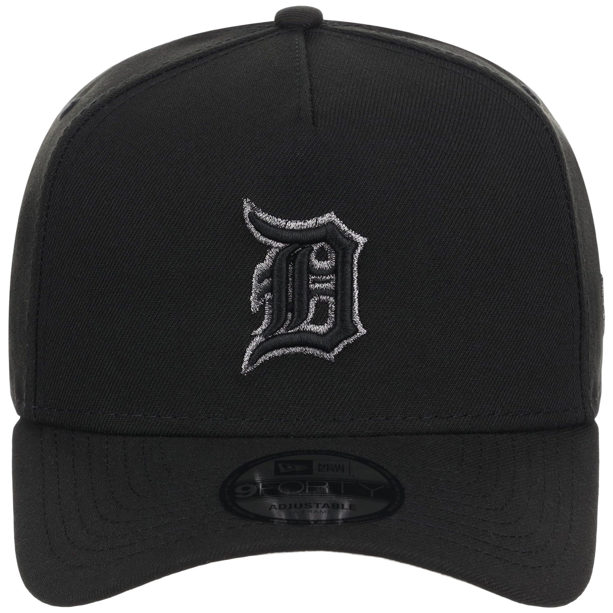 Detroit Tigers MLB Black x Pewter FASHION CORE New Era 9FORTY A-Frame