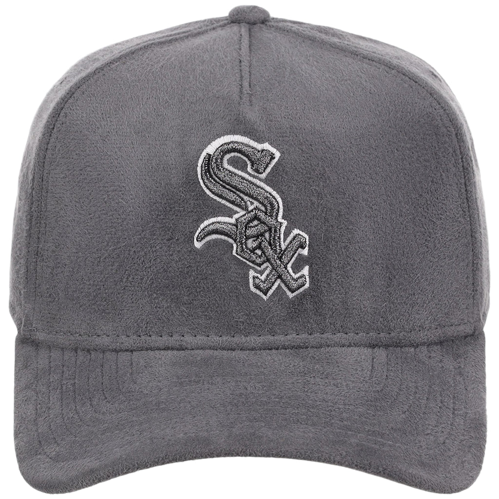 Chicago White Sox MLB Gray x Suede FASHION CORE New Era 9FORTY A-Frame