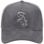 Chicago White Sox MLB Gray x Suede FASHION CORE New Era 9FORTY A-Frame