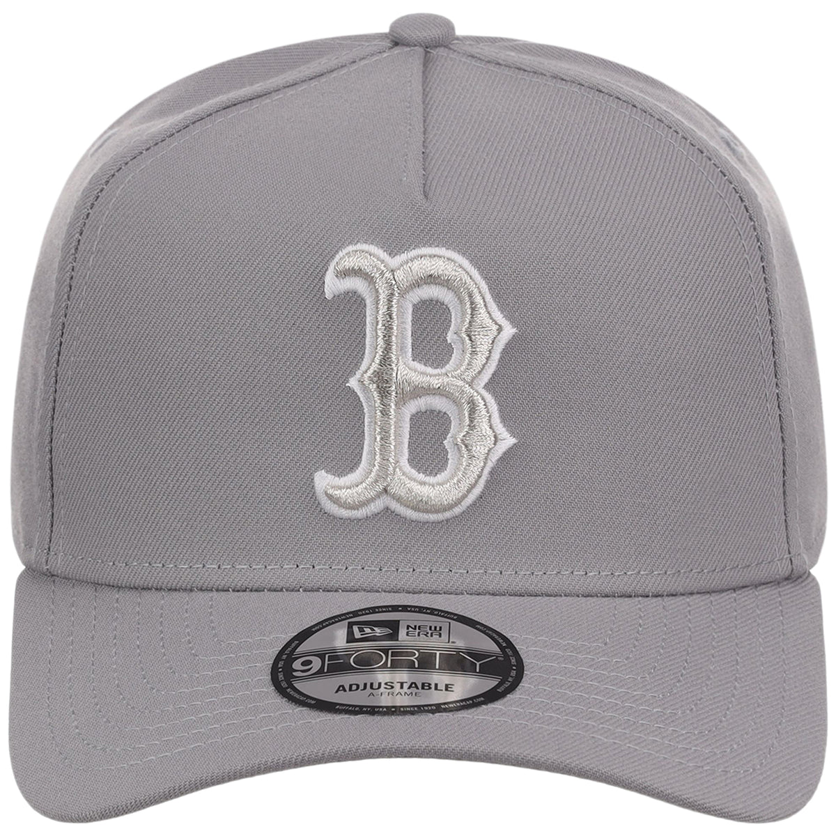 Boston Red Sox MLB Gray x White FASHION CORE New Era 9FORTY A-Frame