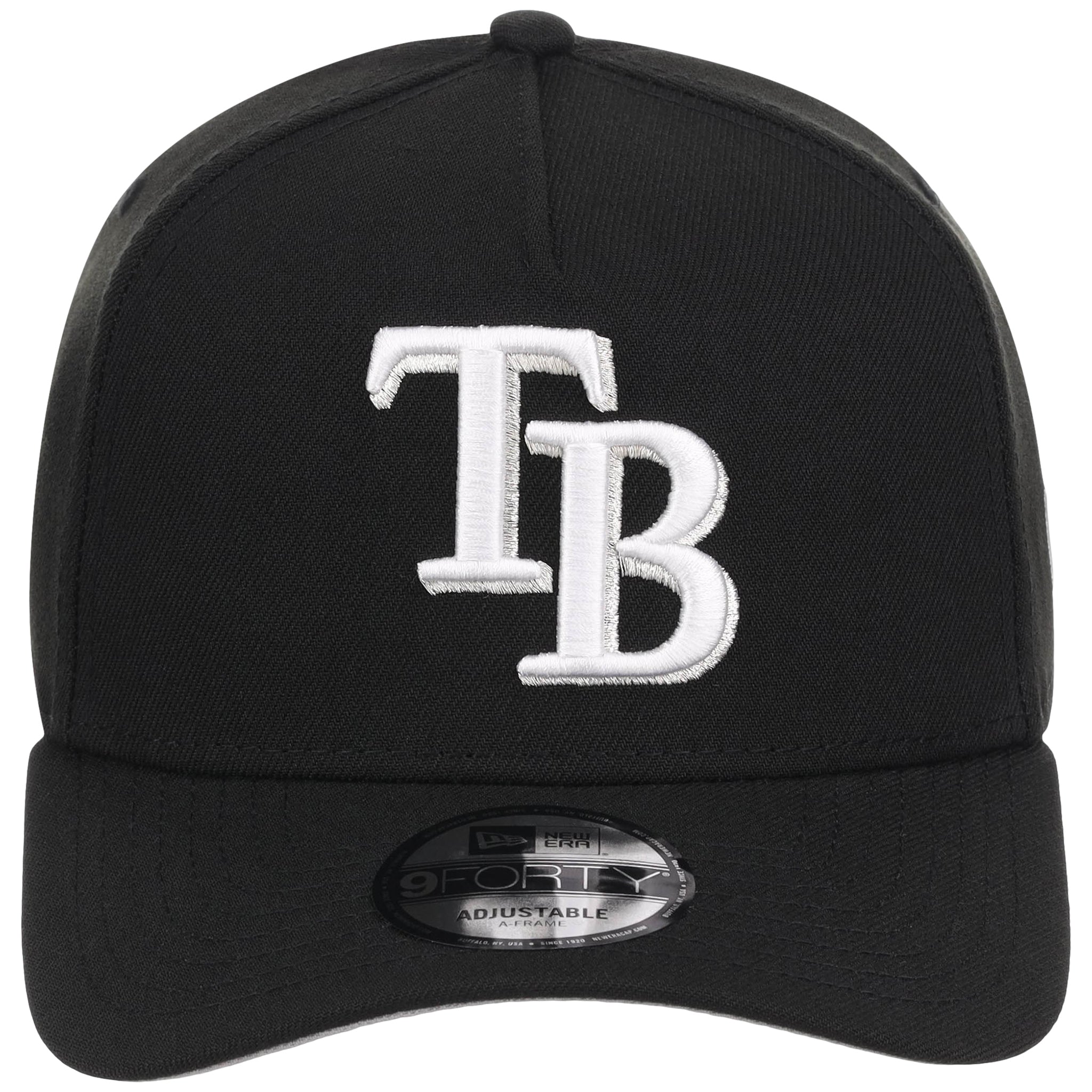 Tampa Bay Rays MLB Black x White FASHION CORE New Era 9FORTY A-Frame