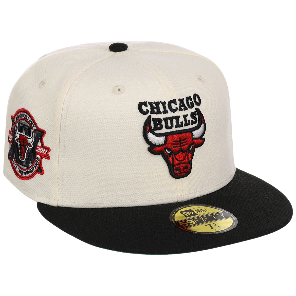 Chicago Bulls NBA Chrome OTC New Era 59FIFTY (Chrome/Black)