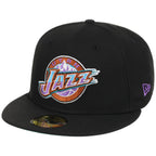 Utah Jazz NBA Black Dome New Era 59FIFTY
