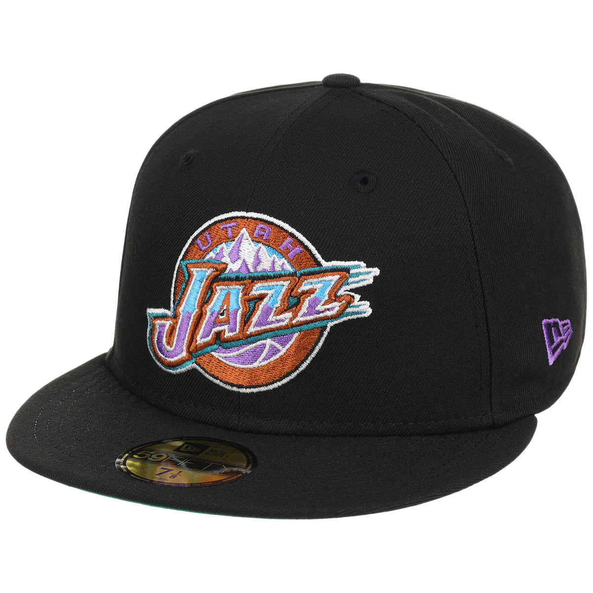 Utah Jazz NBA Black Dome New Era 59FIFTY
