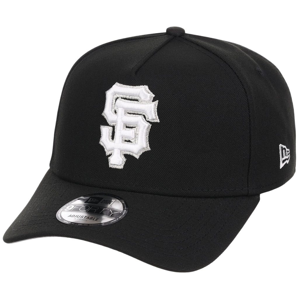 San Francisco Giants MLB Black x White FASHION CORE New Era 9FORTY A-Frame