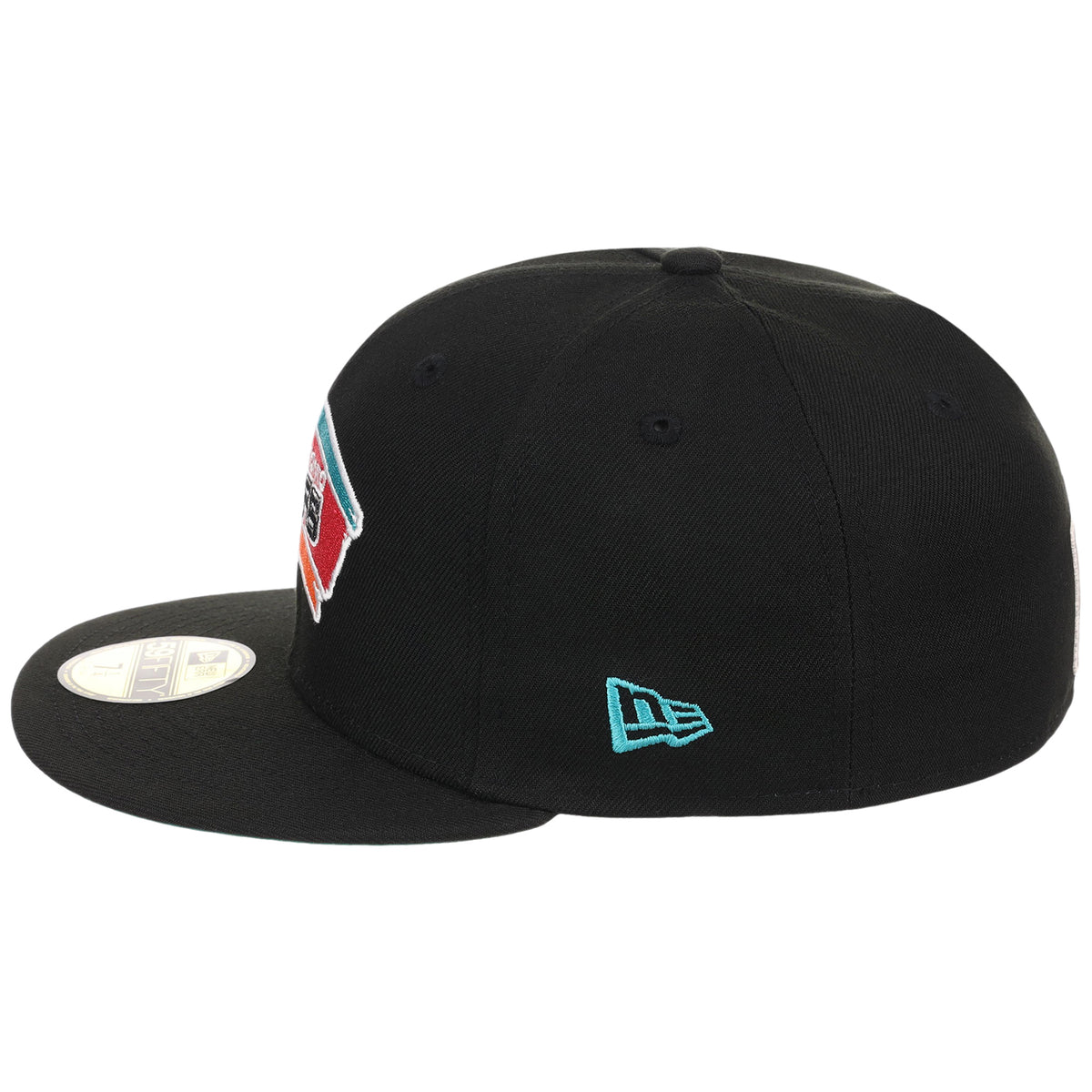 San Antonio Spurs NBA Black Dome New Era 59FIFTY