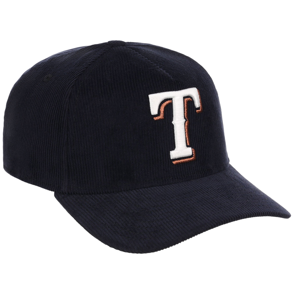 Texas Rangers MLB Navy Cord FASHION CORE New Era 9FORTY A-Frame