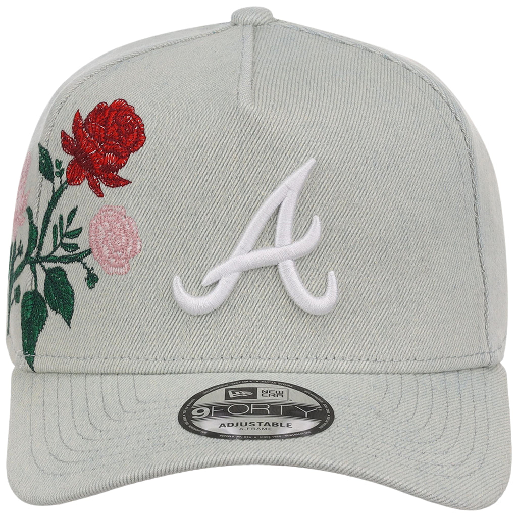 Atlanta Braves MLB Denim Flower New Era 9FORTY