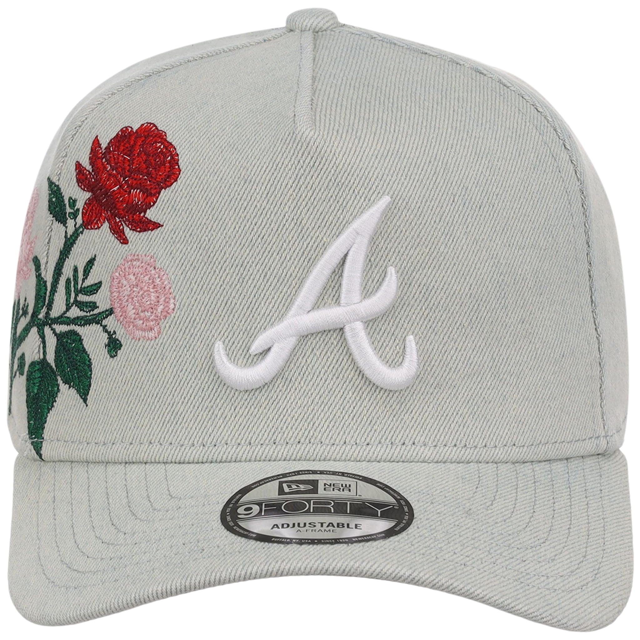Atlanta Braves MLB Denim Flower New Era 9FORTY