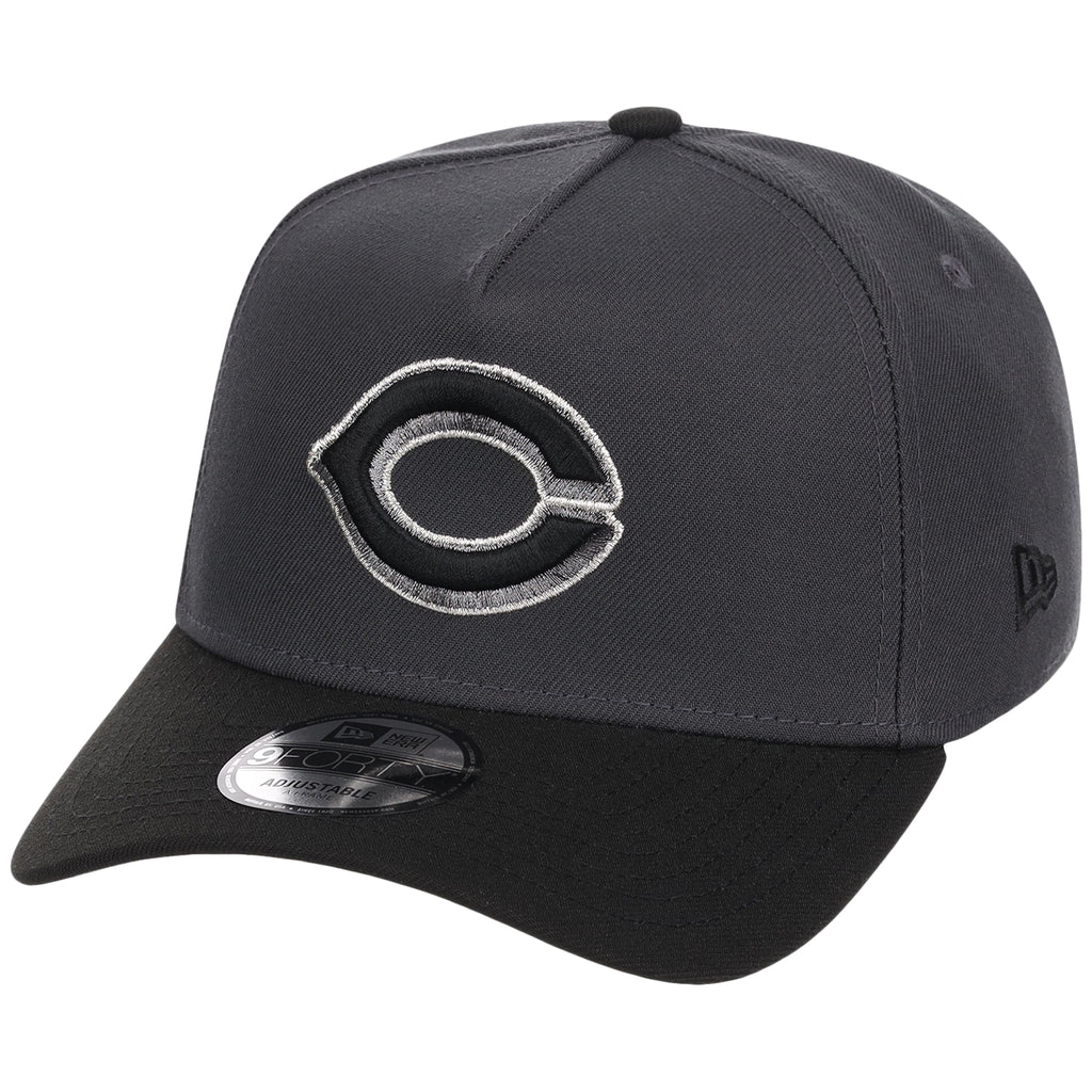Cincinnati Reds MLB Graphite x Black FASHION CORE New Era 9FORTY A-Frame