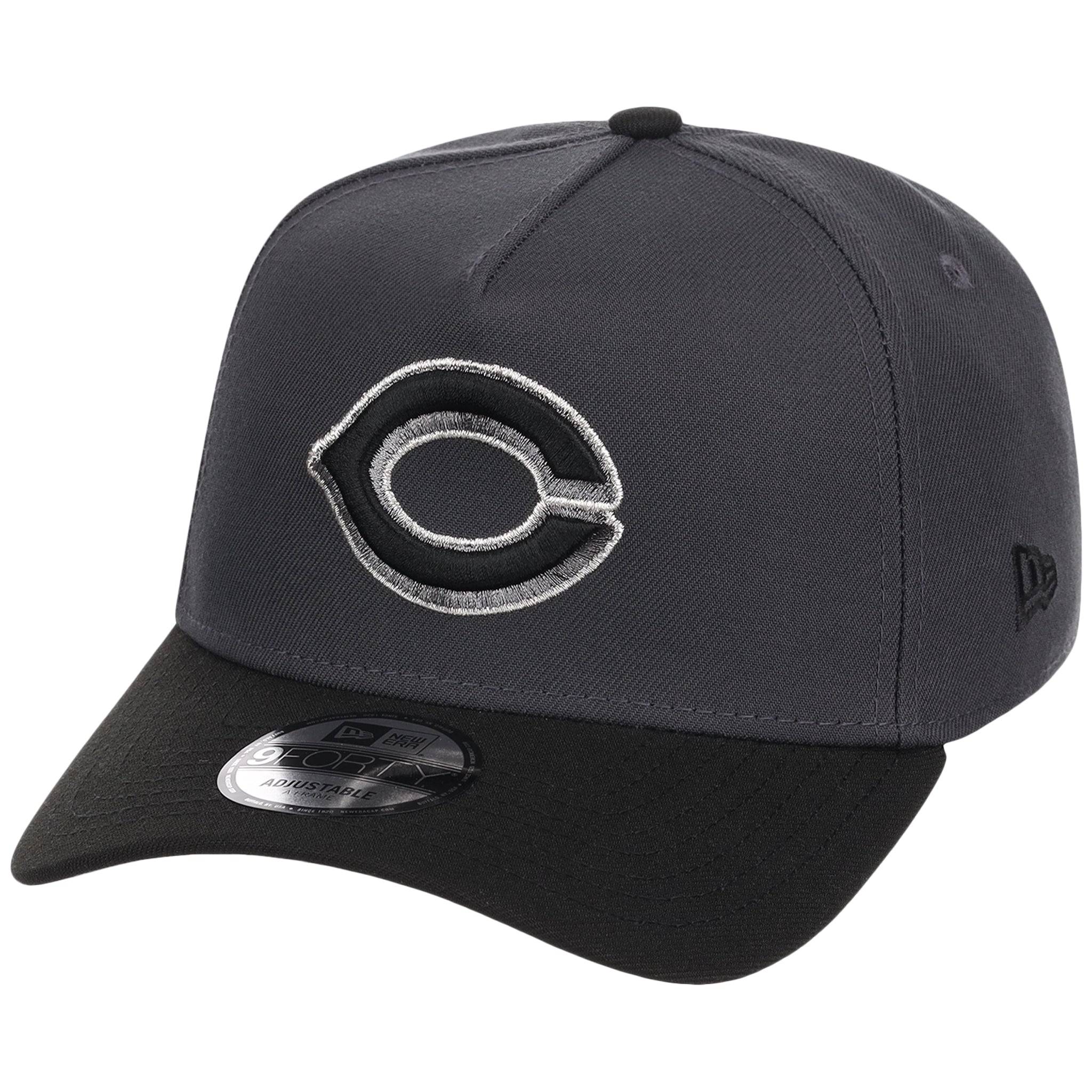 Cincinnati Reds MLB Graphite x Black FASHION CORE New Era 9FORTY A-Frame