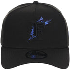 Miami Marlins MLB Black x Royal FASHION CORE New Era 9FORTY A-Frame