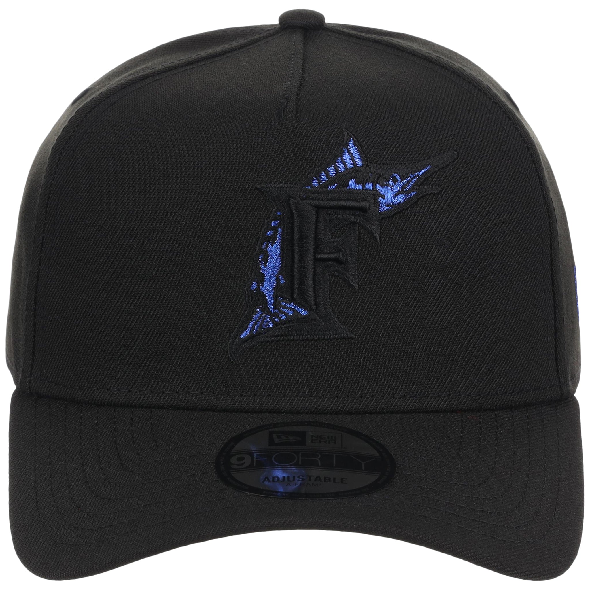 Miami Marlins MLB Black x Royal FASHION CORE New Era 9FORTY A-Frame