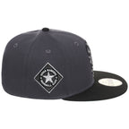 Texas Rangers Dallas Crown the City New Era 59FIFTY (Graphite/Black) – 3
