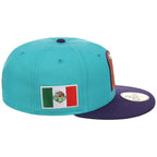 Mexico MLB United by Baseball New Era 59FIFTY (Teal/Purple)