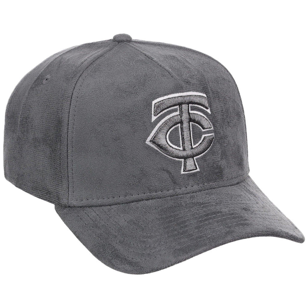 Minnesota Twins MLB Gray x Suede FASHION CORE New Era 9FORTY A-Frame