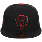 Milwaukee Brewers MLB Midnight Massacre New Era 59FIFTY