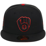 Milwaukee Brewers MLB Midnight Massacre New Era 59FIFTY
