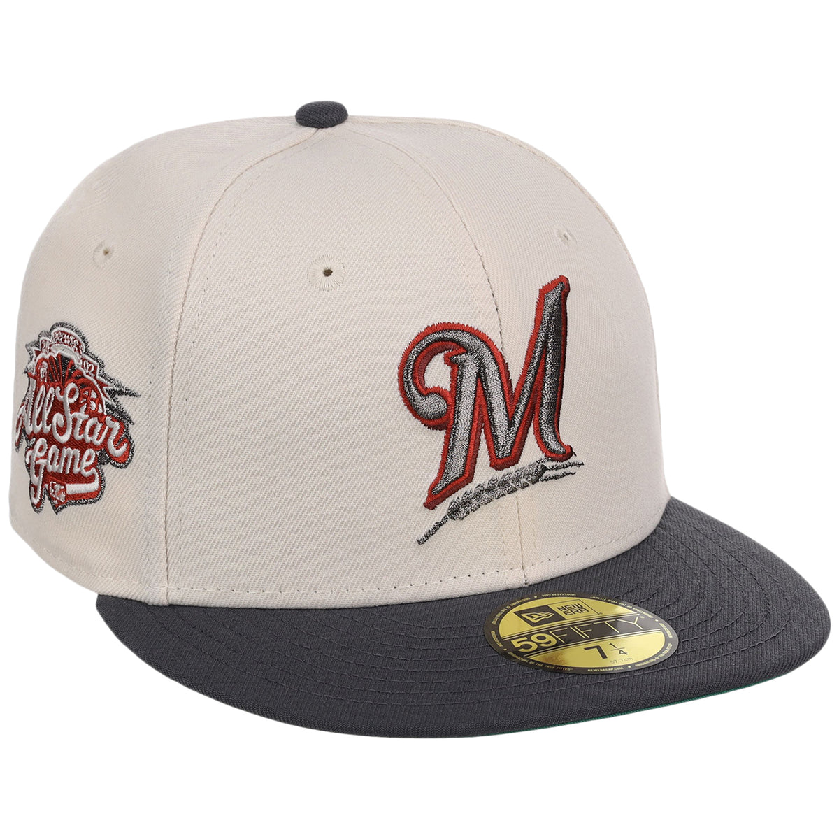 Milwaukee Brewers MLB Cream x Graphite New Era 59FIFTY
