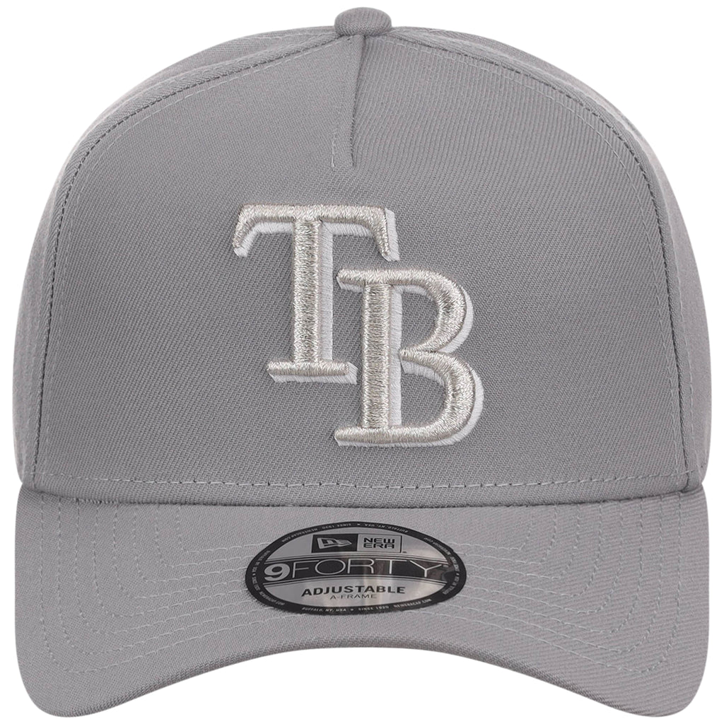 Tampa Bay Rays MLB Gray x White FASHION CORE New Era 9FORTY A-Frame