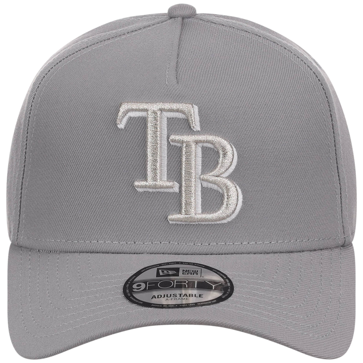 Tampa Bay Rays MLB Gray x White FASHION CORE New Era 9FORTY A-Frame