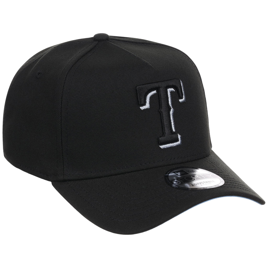 Texas Rangers MLB Black Sky FASHION CORE New Era 9FORTY A-Frame