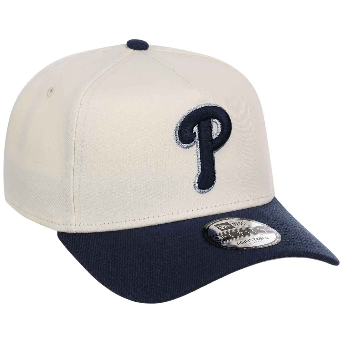 Philadelphia Phillies MLB Chrome x Navy FASHION CORE New Era 9FORTY A-Frame