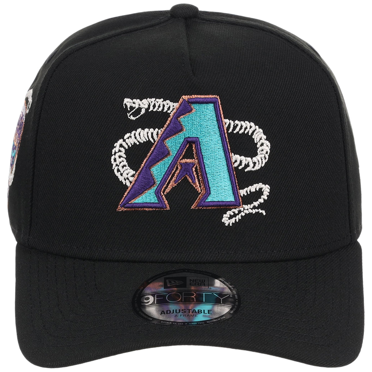 Arizona Diamondbacks Phoenix Crown the City New Era 9FORTY A-Frame (Black/Black)
