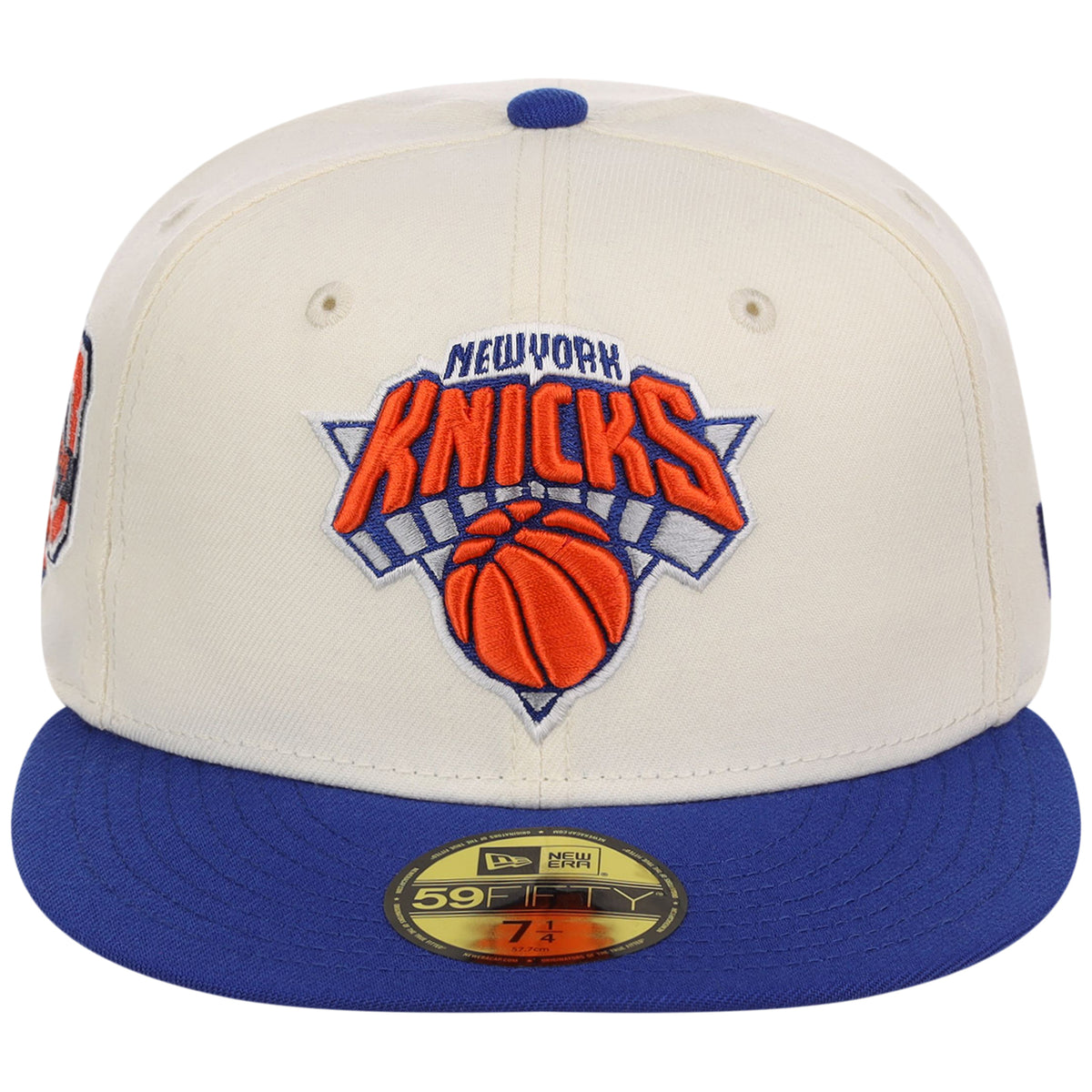 New York Knicks NBA Chrome OTC New Era 59FIFTY (Chrome/Royal)