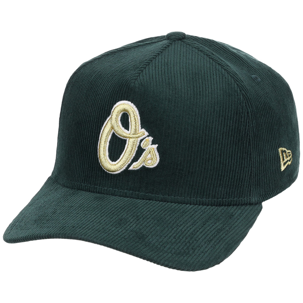 Baltimore Orioles MLB Dark Green Cord FASHION CORE New Era 9FORTY A-Frame