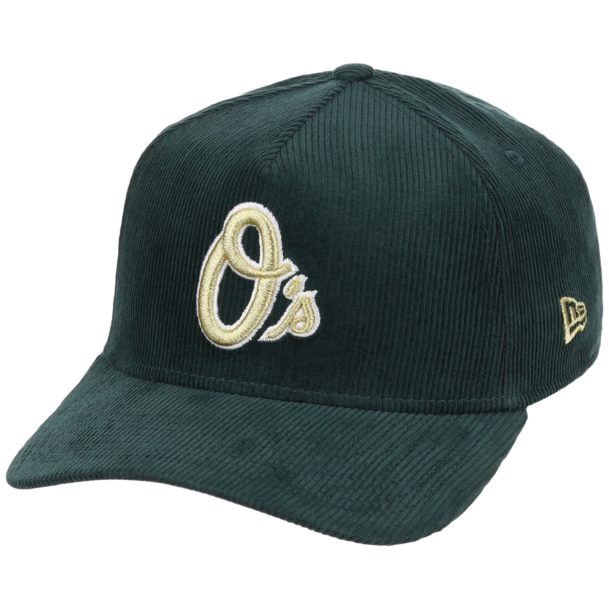 Baltimore Orioles MLB Dark Green Cord FASHION CORE New Era 9FORTY A-Frame
